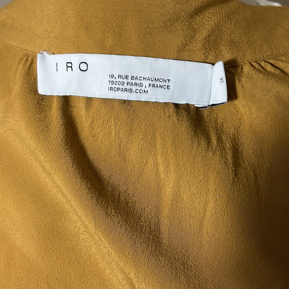 IRO Mustard Breathe Ruffle Skirt - Picture 12 of 12